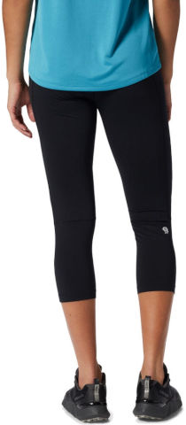 מכנסי טייטס 3/4 לנשים Mountain Stretch Capri Black