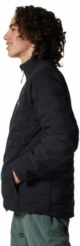 מעיל פוך לגברים Stretchdown Black
