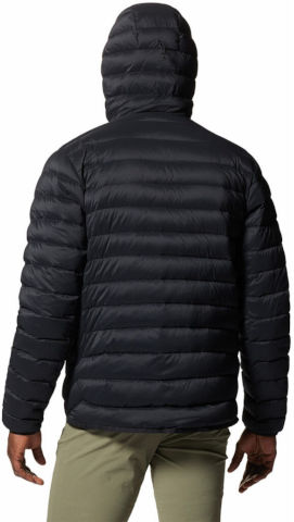 מעיל פוך לגברים Deloro Down F/Z Hoody Black