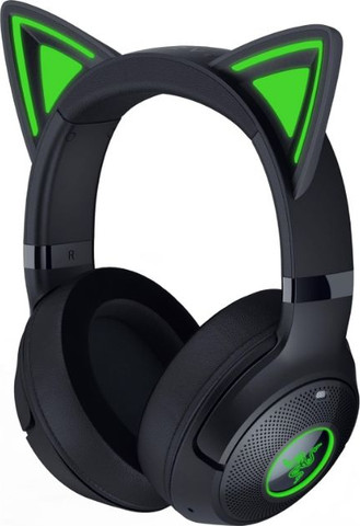 אוזניות חוטיות שחור– Razer Kraken Kitty V2
