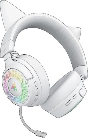 אוזניות גיימינג אלחוטיות Razer Kraken Kitty V2 BT Quartz
