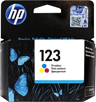 ראש דיו צבעוני מקורי HP אייץ' פי F6V16AE 123