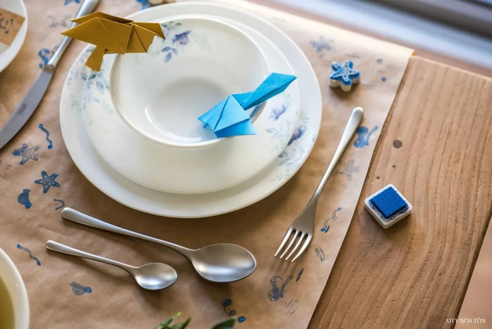 בול למרק 532 מ"ל, Blue Floral קורנינג, תוצרת ארה"ב