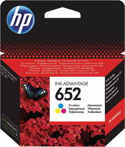 ראש דיו צבעוני מקורי HP אייץ' פי F6V24AE 652