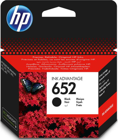 ראש דיו שחור מקורי HP אייץ' פי F6V25AE 652