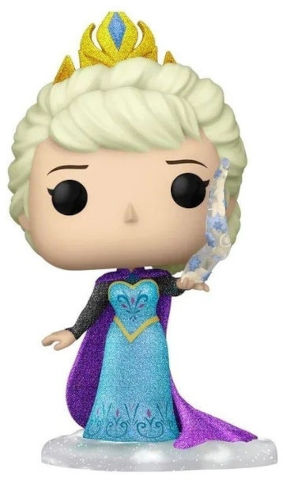 בובת פופ אנימציה דיסני: Disney Frozen Elsa Diamond Glitter - אלזה עם נצנצים