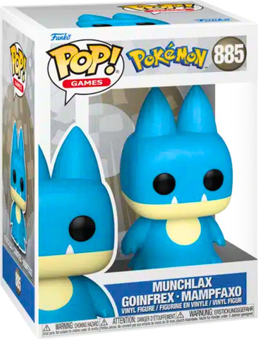 Funko Pop! Games #885 – מאנצ’לקס (Munchlax) | Pokémon | דמות אספנות ויניל