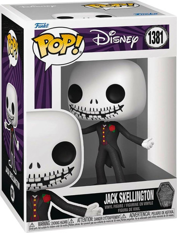 Funko Pop Jack Skellington #1381 – הסיוט שלפני חג המולד Disney | דמות ויניל אספנות