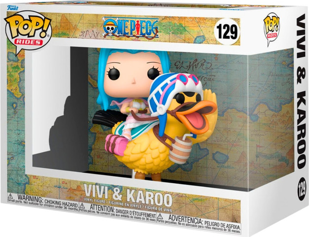 Funko POP! Rides Deluxe – Vivi & Karoo #129 | בובת אספנות One Piece מקורית