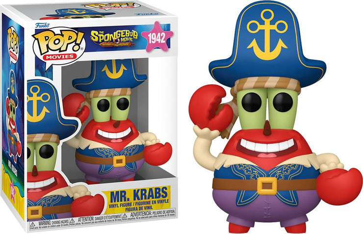 בובת פופ מר קראב (פיראט) - Funko Pop Mr. Krabs