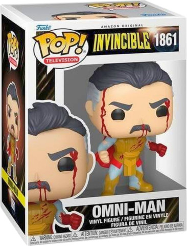 Funko Pop Omni-Man Bloody #1861 – Invincible | דמות ויניל אספנות Television