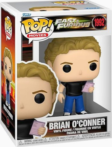 Funko Pop! Brian O’Conner #1992 | מהיר ועצבני Fast & Furious | בובת אספנות מקורית