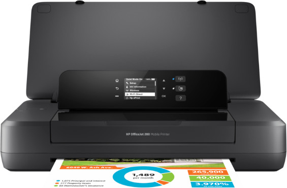 מדפסת הזרקת דיו ניידת HP OfficeJet 202 N4K99C