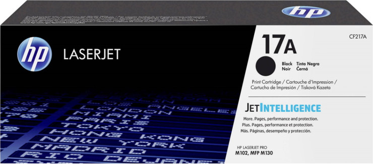 טונר שחור מקורי HP אייץ' פי 17A CF217A