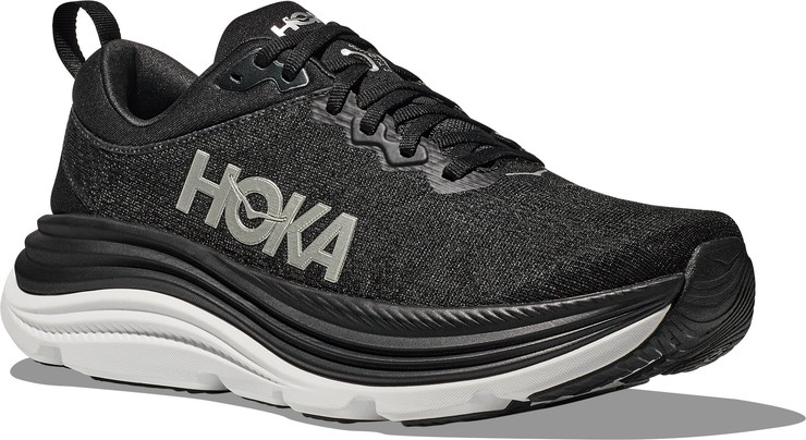 HOKA Gaviota Wide 5 - נעלי ספורט גברים הוקה גביוטה 5 רחבות בצבע שחור/לבן