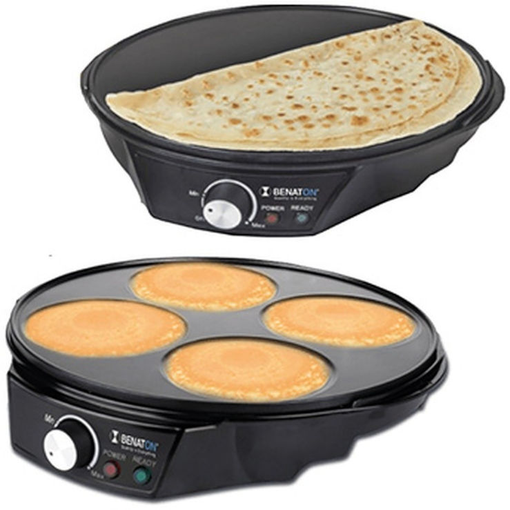 2 ב 1 מכשיר פנקייקים וקרפ חשמלי