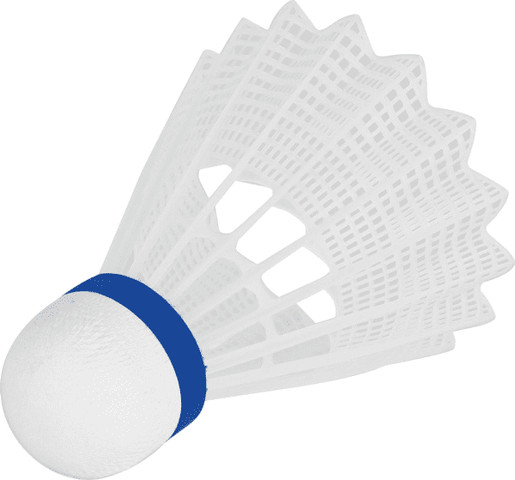 סט 3 כדורי נוצה לבדמינגטון SUNFLEX NYLON 3XW