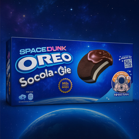 Oreo Socola Pie אוראו עוגיות ספוג עם מילוי מרשמלו וניל