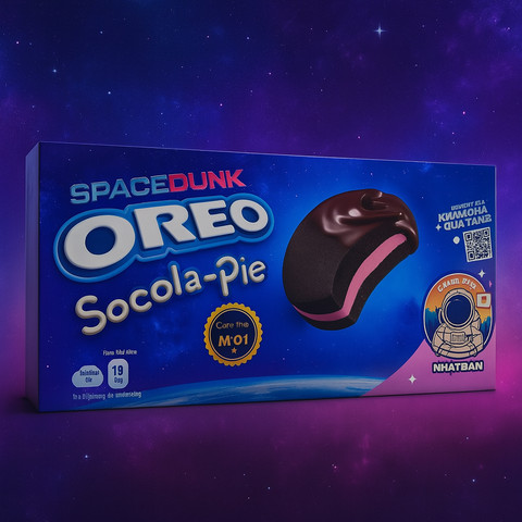 Oreo Socola Pie אוראו עוגיות ספוג עם מילוי מרשמלו תות