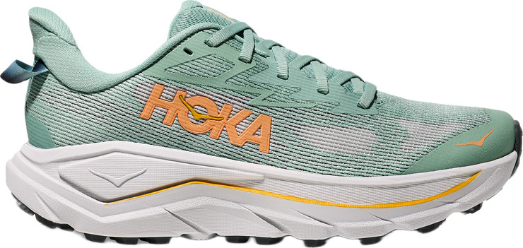 Hoka Challenger Wide 8 - נעלי ספורט נשים הוקה צ'אלנג'ר 8 רחבות בצבע ג'ייד/אפור קוסמי