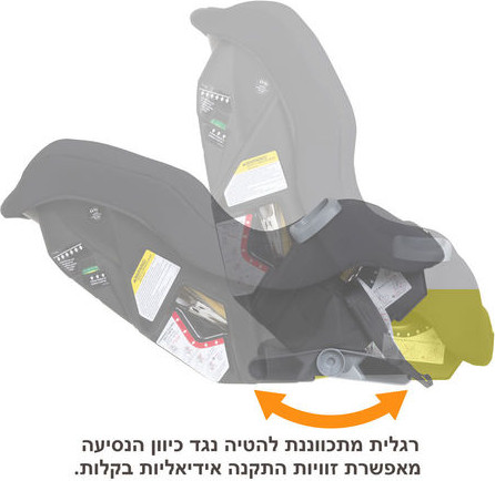 כסא בטיחות 3 ב-1 דגם Trooper מבית Baby Trend - צבע שחור