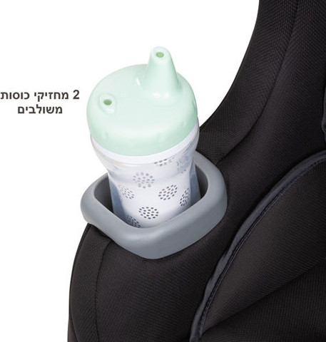כסא בטיחות 3 ב-1 דגם Trooper מבית Baby Trend - צבע שחור