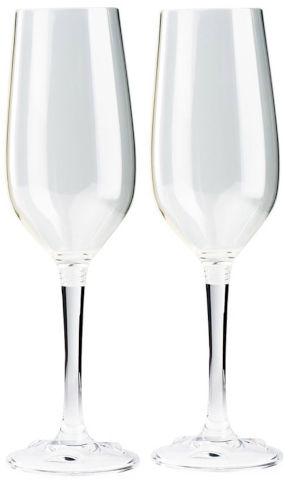 זוג כוסות שמפניה לשטח NESTING CHAMPAGNE FLUTE SET