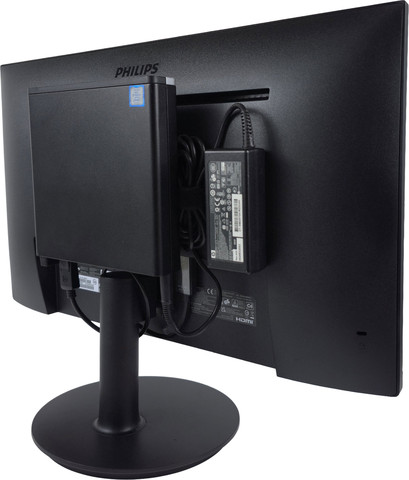ערכת מחשב משולב עם מסך Philips 24" + מחשב HP 800 G3 Mini מעבד i5-6th זיכרון 16GB דיסק 240GB SSD מערכת הפעלה Windows 10 Pro כולל מקלדת ועכבר אלחוטיים - מסך - חדש, מחשב - מוחדש