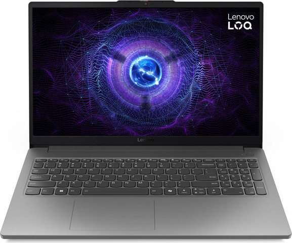 מחשב נייד גיימינג Lenovo LOQ 15IAX9E מסך 15.6 אינצ' מעבד i5-12450HX זיכרון 8GB דיסק 512GB SSD מסך 144Hz כרטיס מסך RTX 2050 מערכת הפעלה Windows 11
