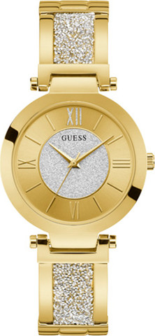שעון יד GUESS לאישה בצבע זהב קולקציית AURORA דגם W1288L2