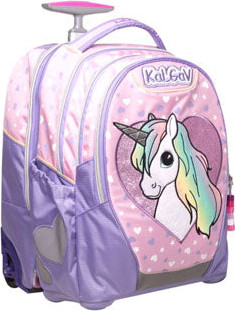 תיק ITrolly Unicorn Heart לילך/ורוד בהיר