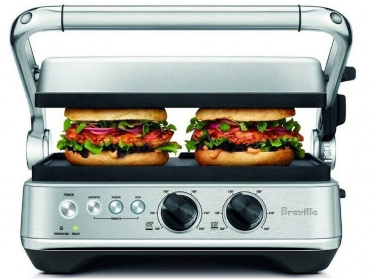 טוסטר גריל מקצועי כולל וואפל בלגי Breville ברוויל BGR710BSS