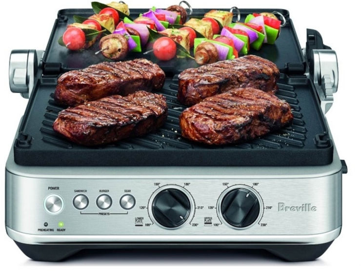 טוסטר גריל מקצועי כולל וואפל בלגי Breville ברוויל BGR710BSS