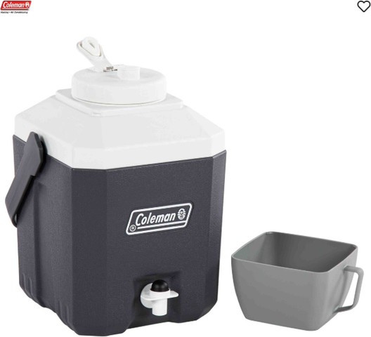מיכל מים קשיח קולר 5.5 ליטר עם ברז שתיה COLEMAN 5.5L JUG