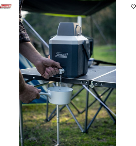 מיכל מים קשיח קולר 5.5 ליטר עם ברז שתיה COLEMAN 5.5L JUG