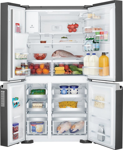 מקרר 4 דלתות כולל קיוסק 619 ליטר Electrolux אלקטרולוקס EQE6870BA