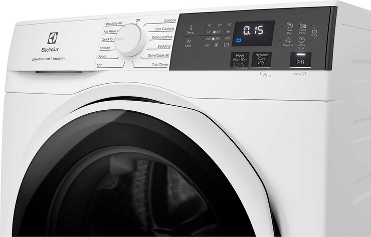 מכונת כביסה משולבת מייבש - 8/5 ק"ג Electrolux אלקטרולוקס UltimateCare 300 EWW8024P3WC