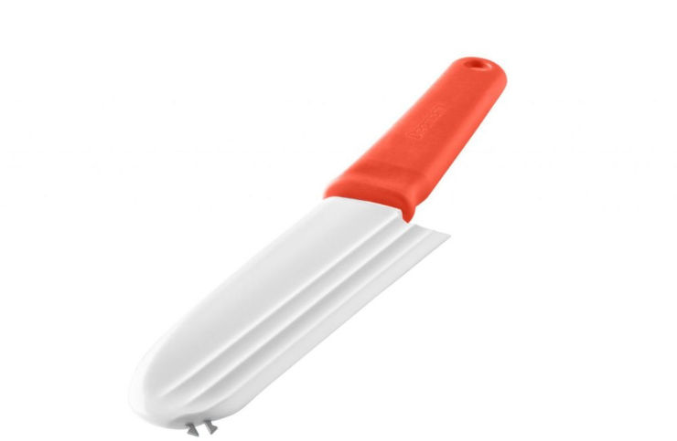 סכין נון סטיק אדומה לגבינה KNIBBLE LITE