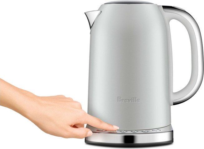 קומקום חשמלי חכם 1.7 ליטר Breville ברוויל The Temp Set™ Kettle LKE842LGY אפור