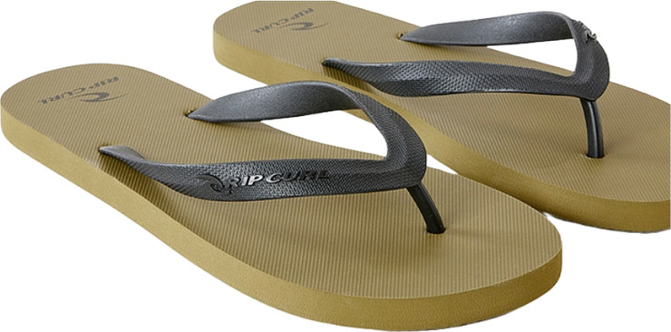 BRAND LOGO BLOOM OPEN TOE Olive כפכפי
