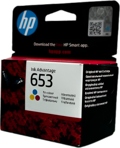 ראש דיו מקורי צבעוני HP 653