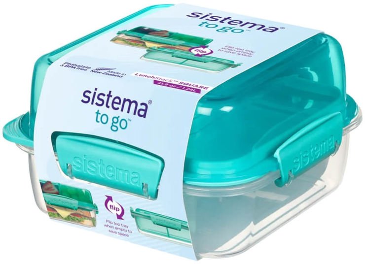 קופסת אוכל מרובעת 1.24 ליטר LUNCHSTACK TO GO
