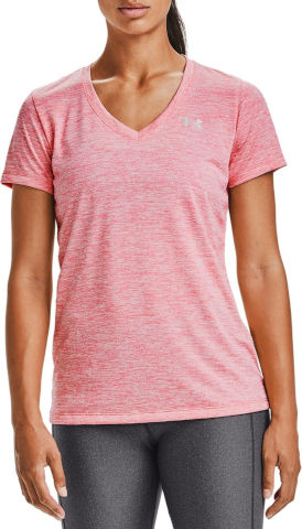 טי שירט Under Armour לנשים דגם Tech V-Neck Twist Tee
