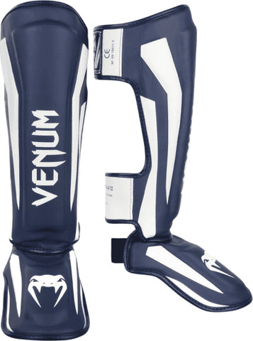 מגני רגליים Venum Elite Standup Shin guards - White/Navy Blue - l