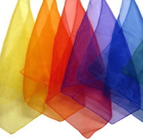 סט 10 מטפחות משי לילדים