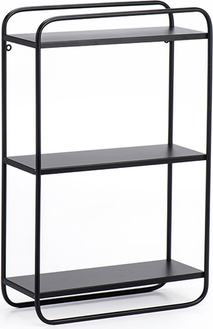 מדפים סווידיש טריפל בלאק 36x15x56