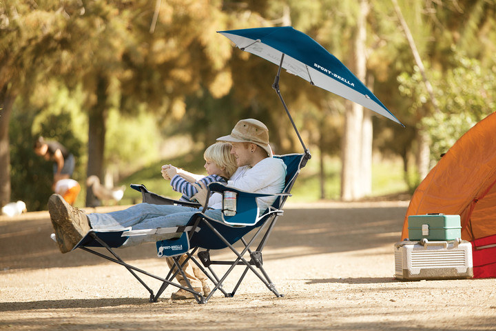 כיסא כורסה מתקפל ספורט ברלה - SPORT-BRELLA RECLINER CHAIR