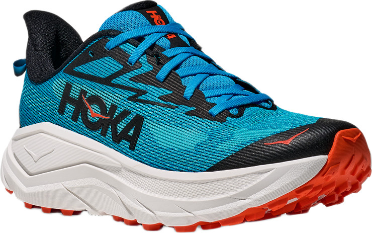 Hoka Challenger 8 - נעלי ספורט גברים הוקה צ'אלנג'ר 8 בצבע כחול סקי/לבן