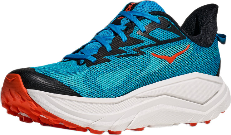 Hoka Challenger 8 - נעלי ספורט גברים הוקה צ'אלנג'ר 8 בצבע כחול סקי/לבן