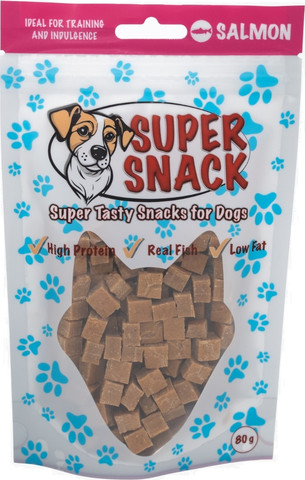חטיף לכלב קוביות סלומון Super Snack